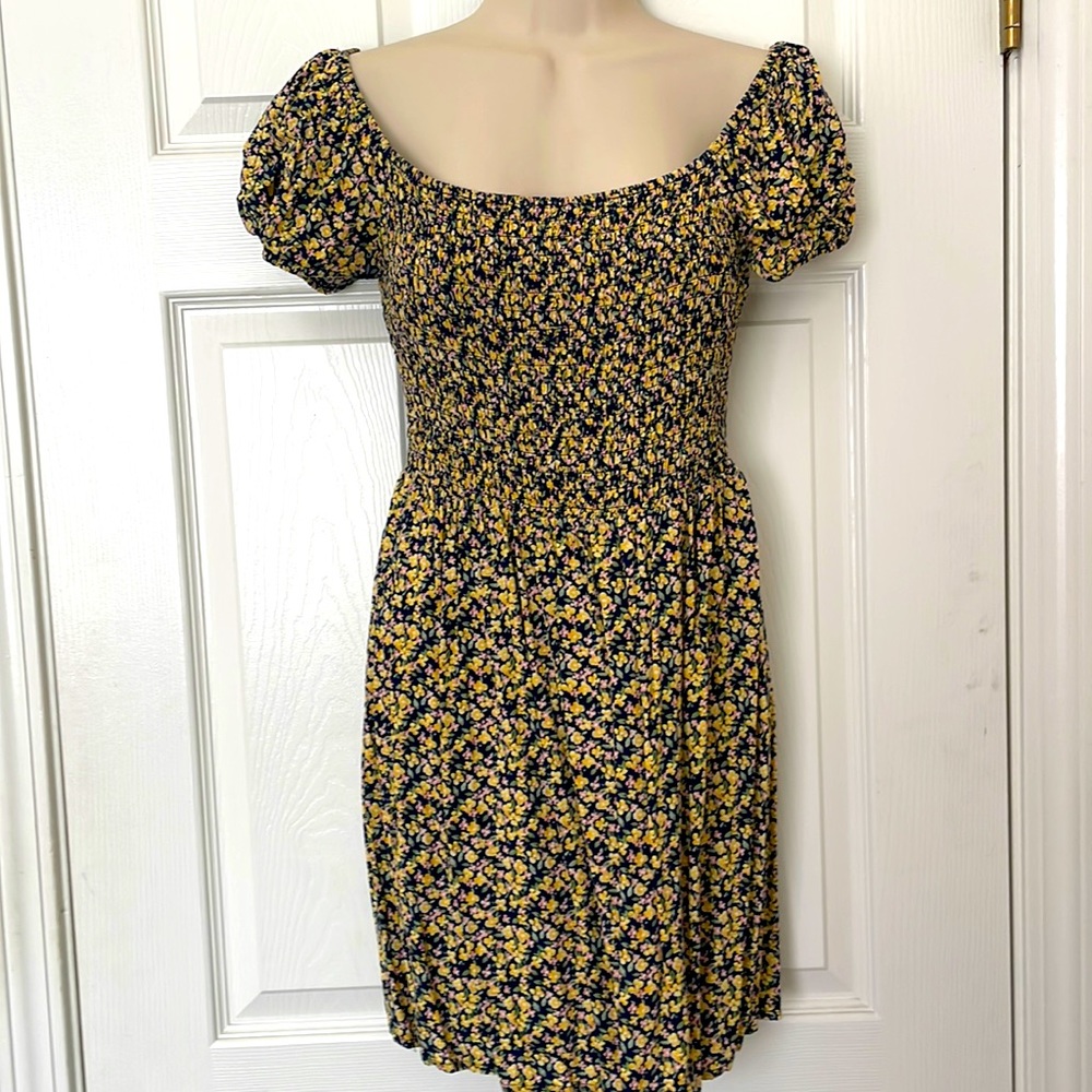 Floral Mini Dress Size M